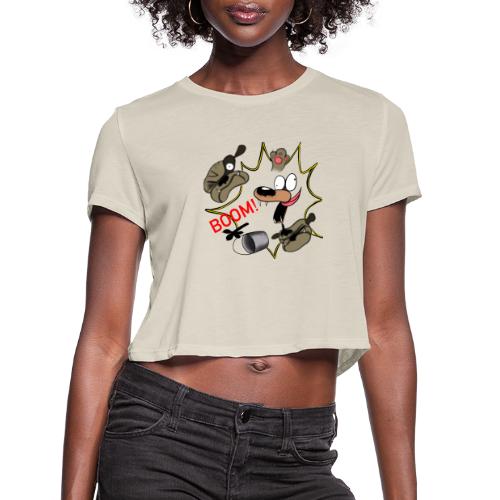 Did your came for some yoga classes? - Women's Cropped T-Shirt