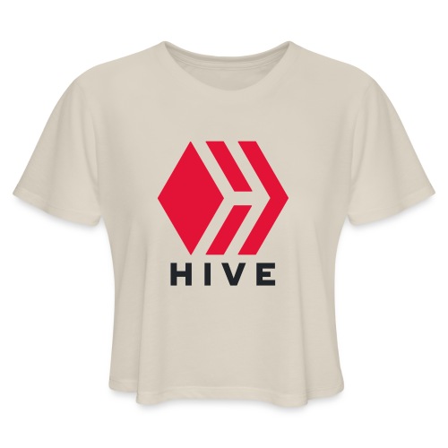 Hive Text - Women's Cropped T-Shirt