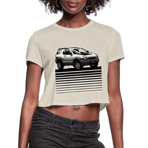 VX SUV Lines - Women's Cropped T-Shirt