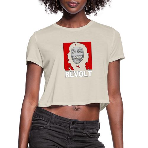 Anonymous Che Revolt Mugs & Drinkware - Women's Cropped T-Shirt