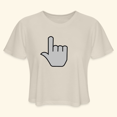 click - Women's Cropped T-Shirt
