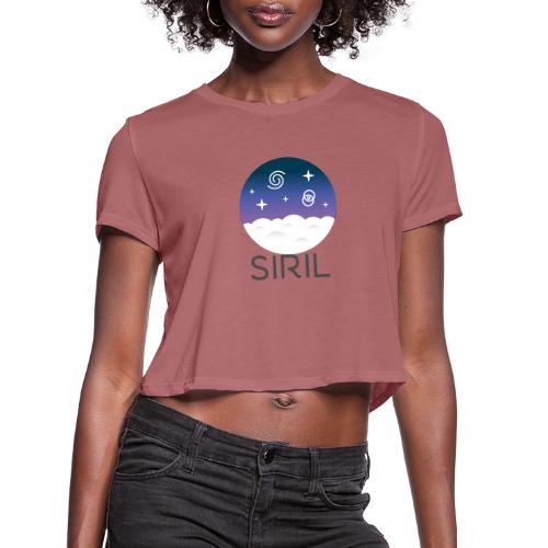 Siril logo 2021 - Women's Cropped T-Shirt