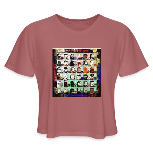 Demiurge Meme Grid - Women's Cropped T-Shirt