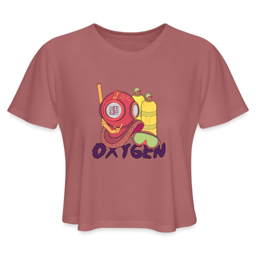 OXYGEN- ROBYN FERGUSON - Women's Cropped T-Shirt
