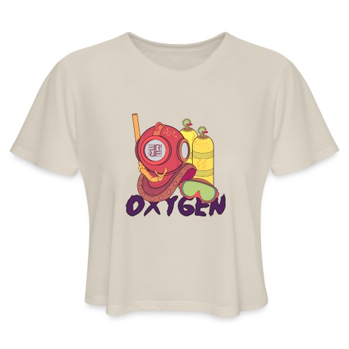 OXYGEN- ROBYN FERGUSON - Women's Cropped T-Shirt