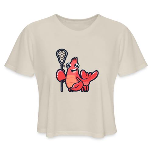 UNS Lobsters Mascot - Women's Cropped T-Shirt
