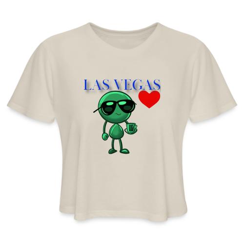 Smoon City_Las Vegas - Women's Cropped T-Shirt