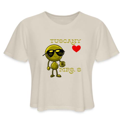 Smoon City_Tuscany Mrs. S - Women's Cropped T-Shirt