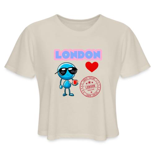 Smoon City_London - Women's Cropped T-Shirt