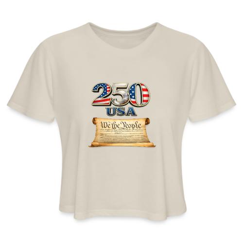 250th anniversary celebration of America - Women's Cropped T-Shirt