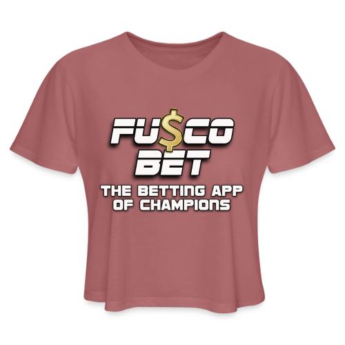 Official FuscoBet Logo - Women's Cropped T-Shirt