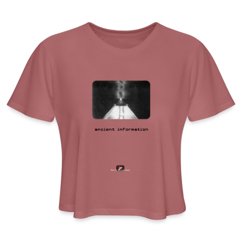'Ancient Information' - Women's Cropped T-Shirt