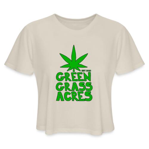GreenGrassAcres Logo - Women's Cropped T-Shirt