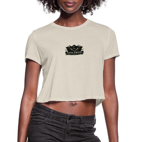Lovely Grizzly logo - Women's Cropped T-Shirt