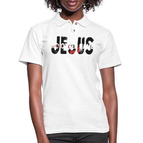 Jesus: No other name - Women's Pique Polo Shirt