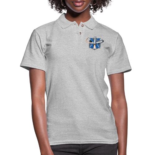Starship Flight 10 Patch - Women's Pique Polo Shirt