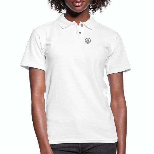 EOS ACCEPTED HERE BLACK - Women's Pique Polo Shirt