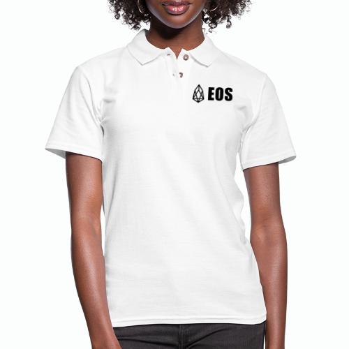 TSHIRT EOS WHITE LOGO - Women's Pique Polo Shirt
