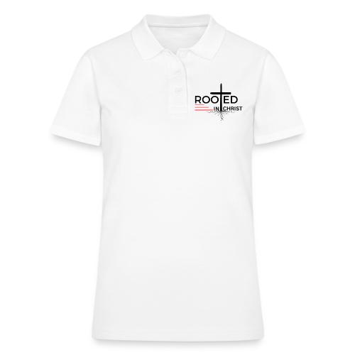 Rooted in Christ - Colossians 2:7 - Women's Pique Polo Shirt