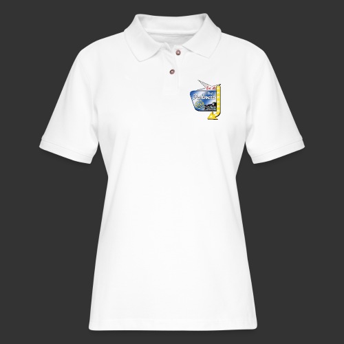 The Dashboard Diner Square Logo - Women's Pique Polo Shirt
