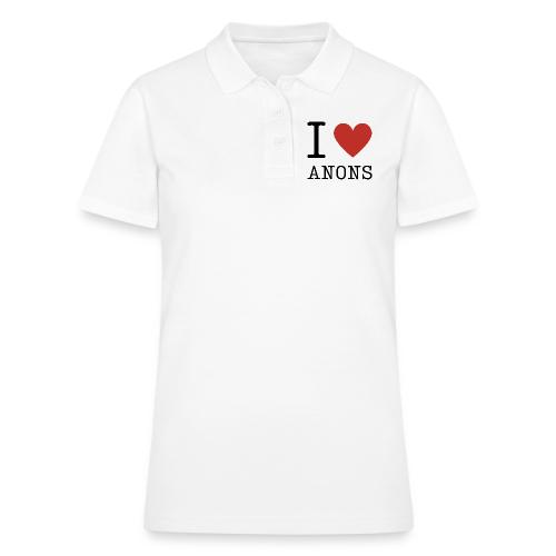 I <3 ANONS - Women's Pique Polo Shirt