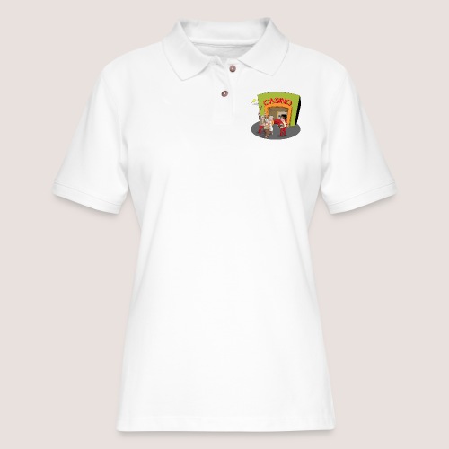 PENSIONERS CASINO REVENGE - Women's Pique Polo Shirt