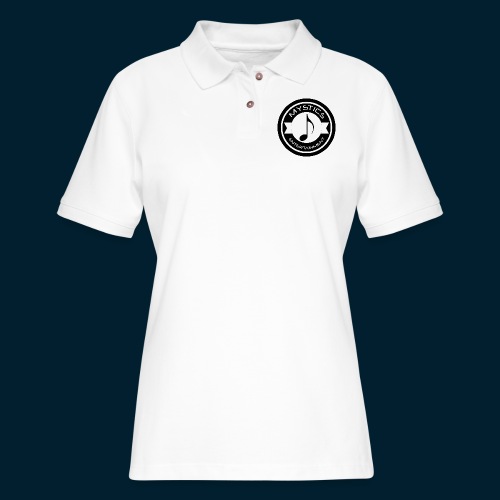 mystics_ent_black_logo - Women's Pique Polo Shirt