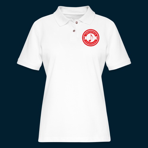 mystics_ent_red_logo - Women's Pique Polo Shirt