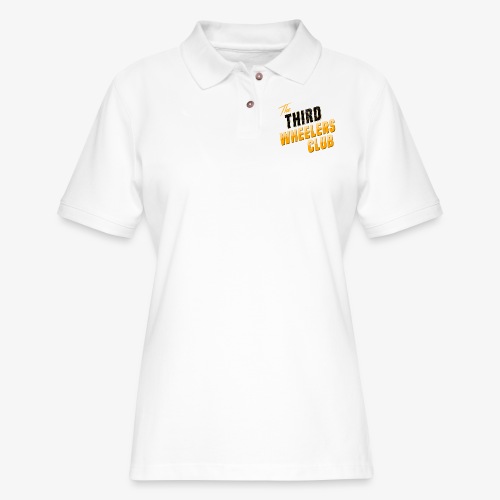the Third Wheelers Club Yellow - Women's Pique Polo Shirt