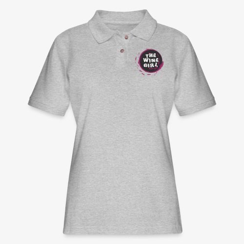 The Wine Girl - Women's Pique Polo Shirt