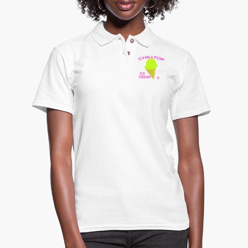 Chilltop Ice Cream - Women's Pique Polo Shirt