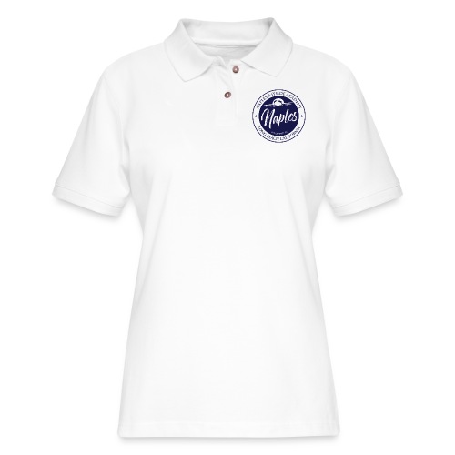 Naples Round Logo - Women's Pique Polo Shirt