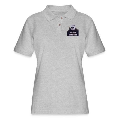 Uhtred Positive Vibes Only - Women's Pique Polo Shirt