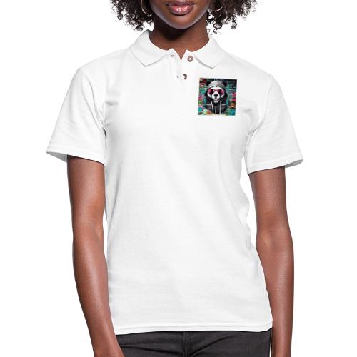 Stylish panda 2 - Women's Pique Polo Shirt