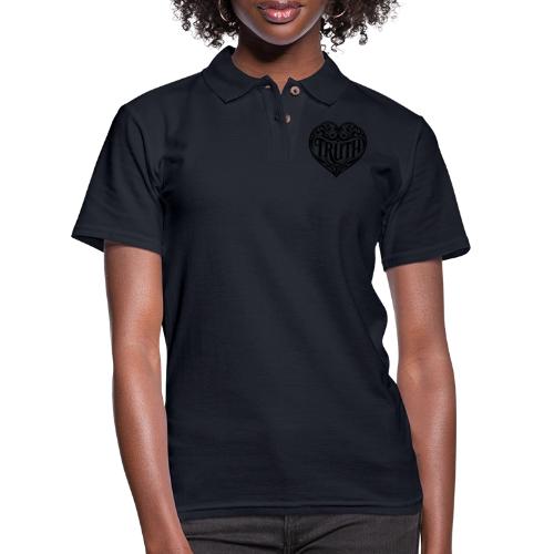 TRUTH in HEART - Women's Pique Polo Shirt