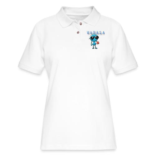 Smoon City_Wahala - Women's Pique Polo Shirt