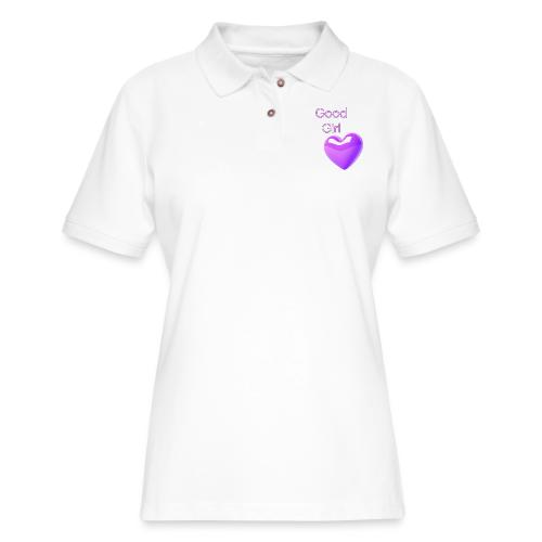 Smoon City_Good Girl - Women's Pique Polo Shirt
