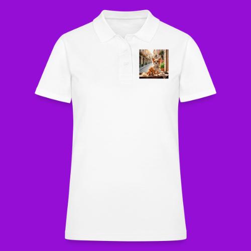 Morning coffee Chihuahua - Women's Pique Polo Shirt