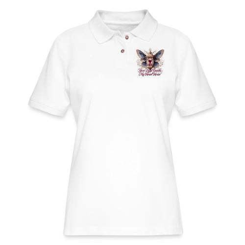 Your Light Guides My Heart HomeGifts T-Shirt - Women's Pique Polo Shirt