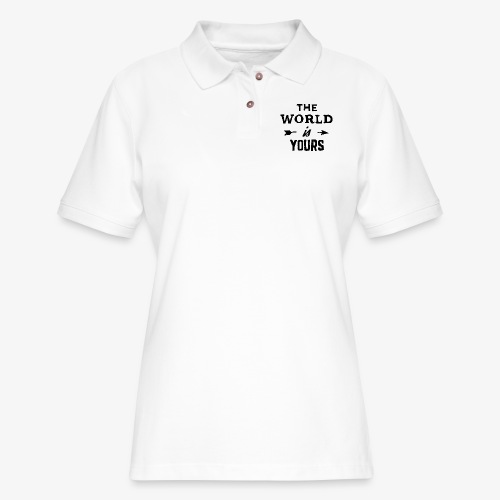the world - Women's Pique Polo Shirt