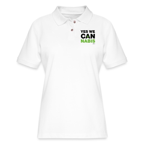 Yes We Cannabis - Women's Pique Polo Shirt