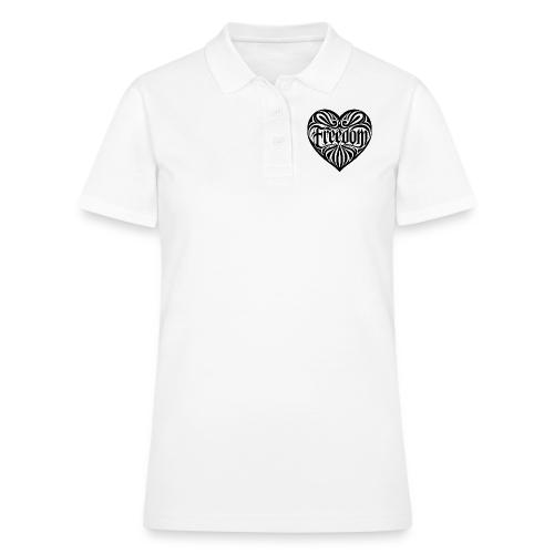 FREEDOM in Heart - Women's Pique Polo Shirt