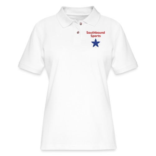 Southbound Sports Stars Logo - Women's Pique Polo Shirt