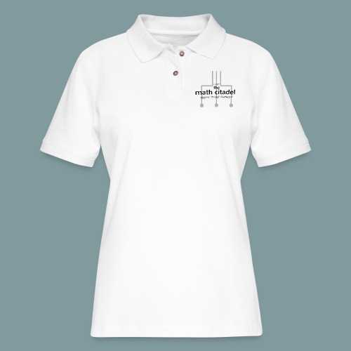 Abstract Math Citadel - Women's Pique Polo Shirt