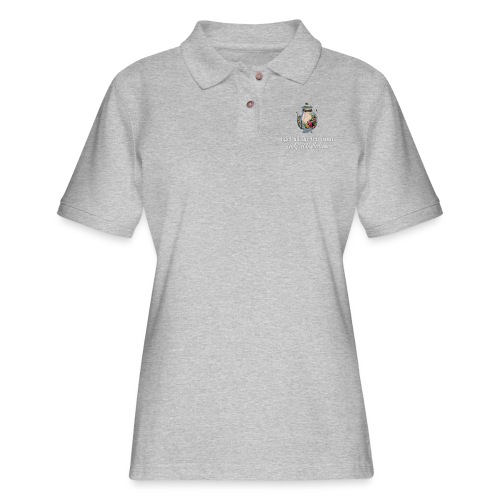 I get all the tea from Lady Whisteldown 1 - Women's Pique Polo Shirt