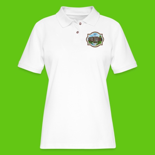 New FBD logo with words and clear background - Women's Pique Polo Shirt