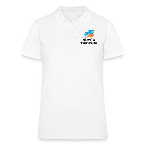 Alive Thriving Animal Behavior Program - Women's Pique Polo Shirt