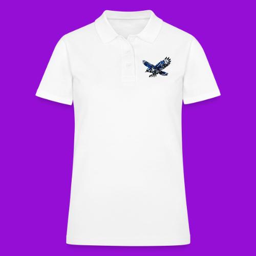 Silver Blue Jay Dive - Women's Pique Polo Shirt