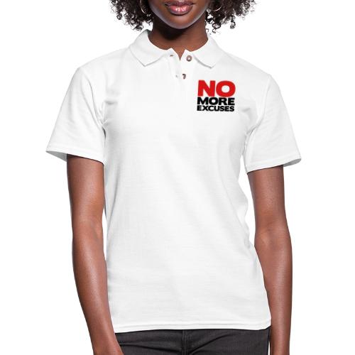 No More Excuses - Women's Pique Polo Shirt