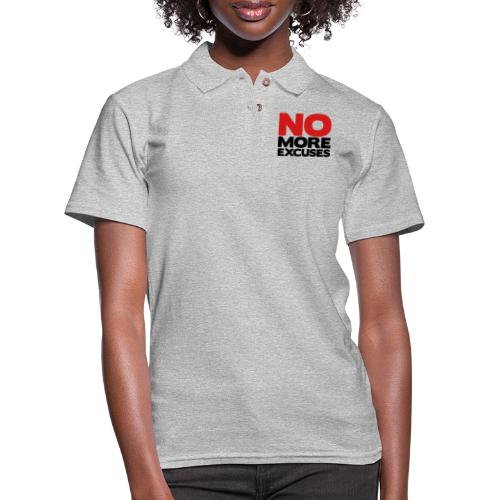 No More Excuses - Women's Pique Polo Shirt